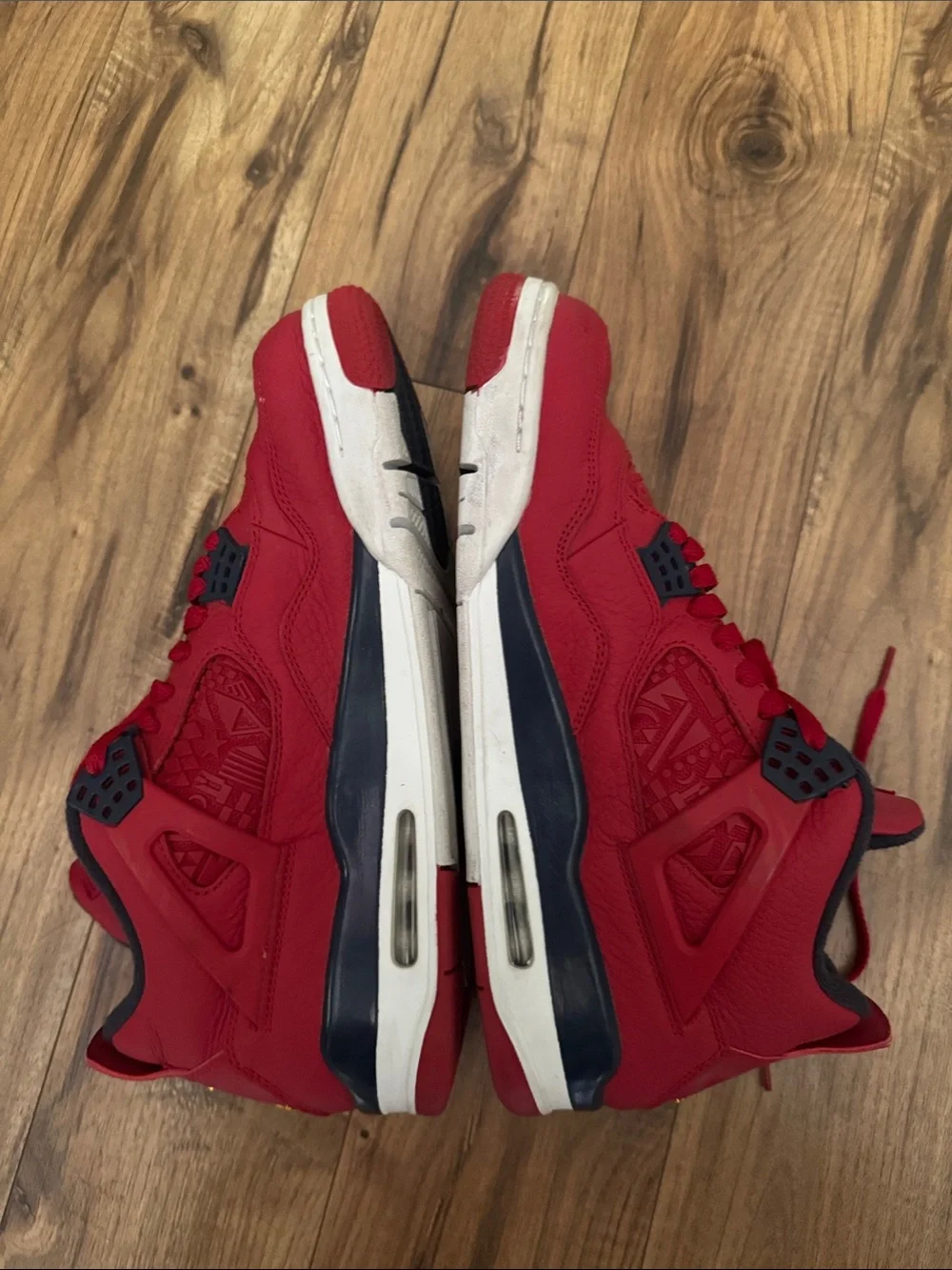 Jordan flight Red and Black Men's Basketball Sneakers size 12